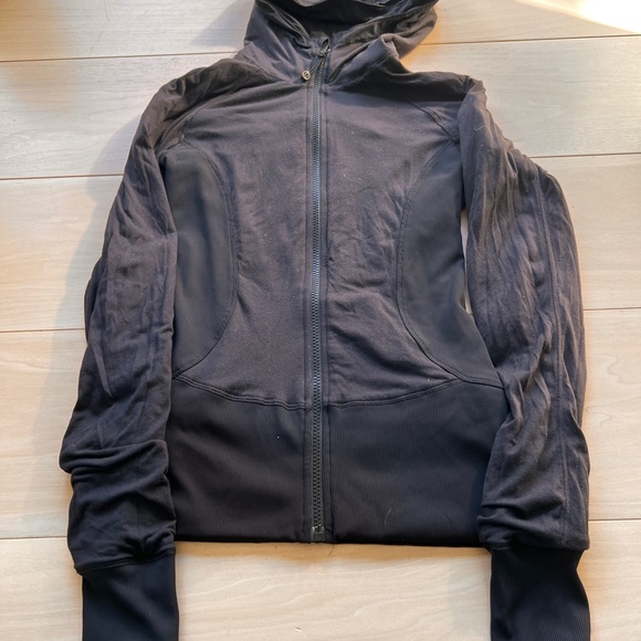 Lululemon women jacket black size 6 - Picture 2 of 5